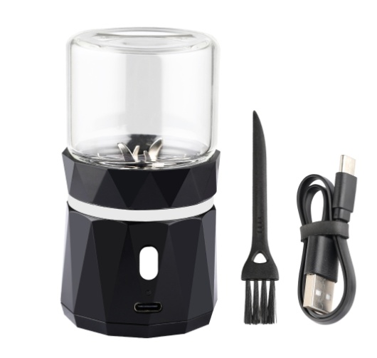 Light Electric Smoke Grinder Herbal Stainless Steel - Image 4