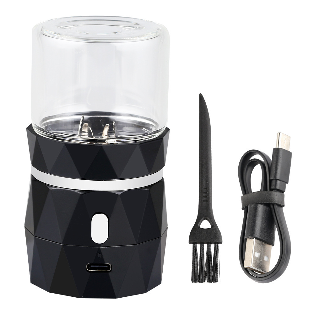 Light Electric Smoke Grinder Herbal Stainless Steel - Image 3